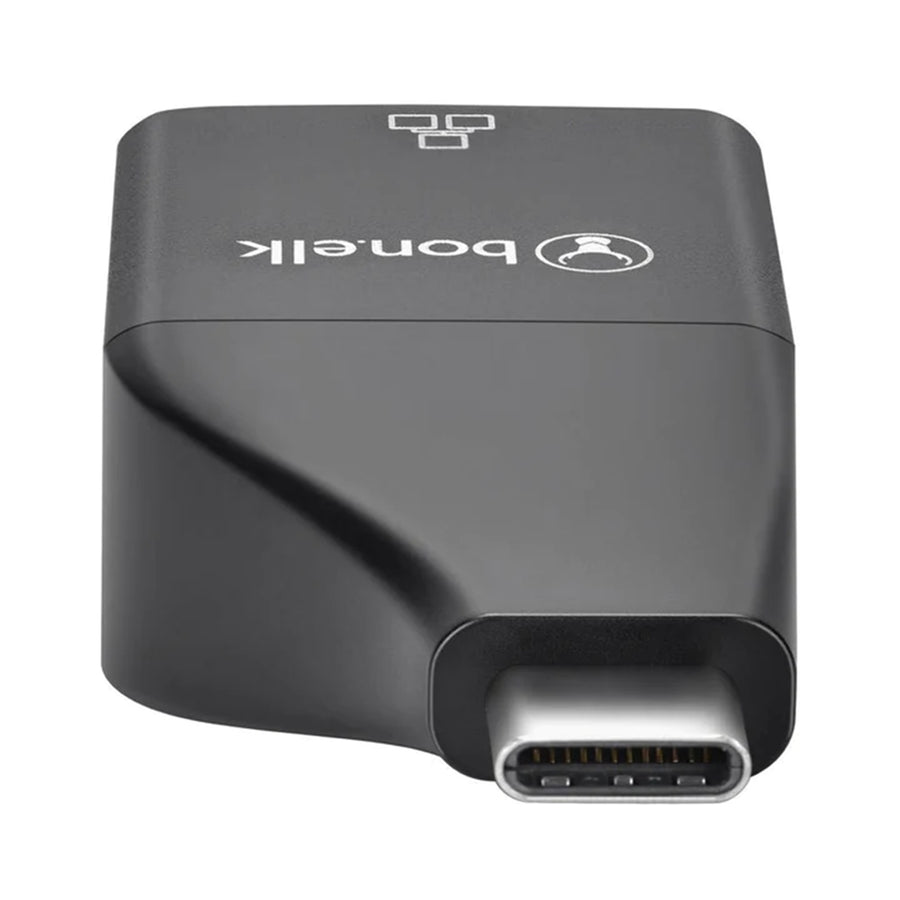 Bonelk USB-C zu Ethernet Kompakter Adapter ( Schwarz )