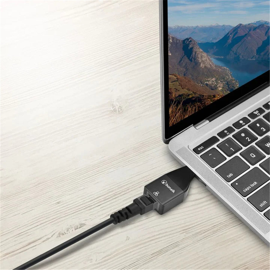 ELK-80064-R - Bonelk USB-C to Ethernet Adapter (Black)