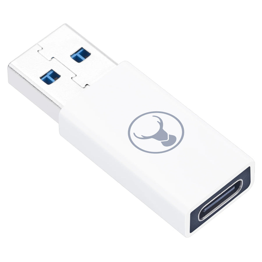 Bonelk Long-Life USB-A to USB-C 3.0 USB Adapter - ( White  )