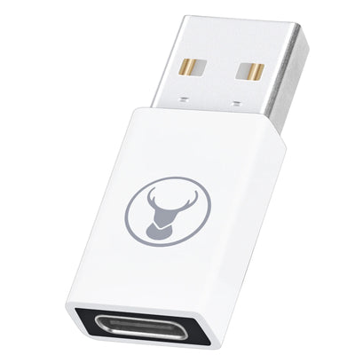 Bonelk Long-Life USB-A to USB-C 3.0 USB Adapter - ( White  )