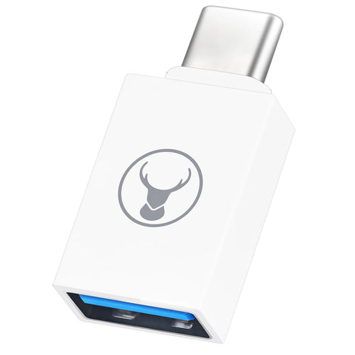 Bonelk Long-Life USB-C to USB-A 3.0 Adapter - ( White )