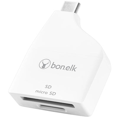 ELK-80072-R - Bonelk USB-C zu MicroSD/SD Adapter - Weiß