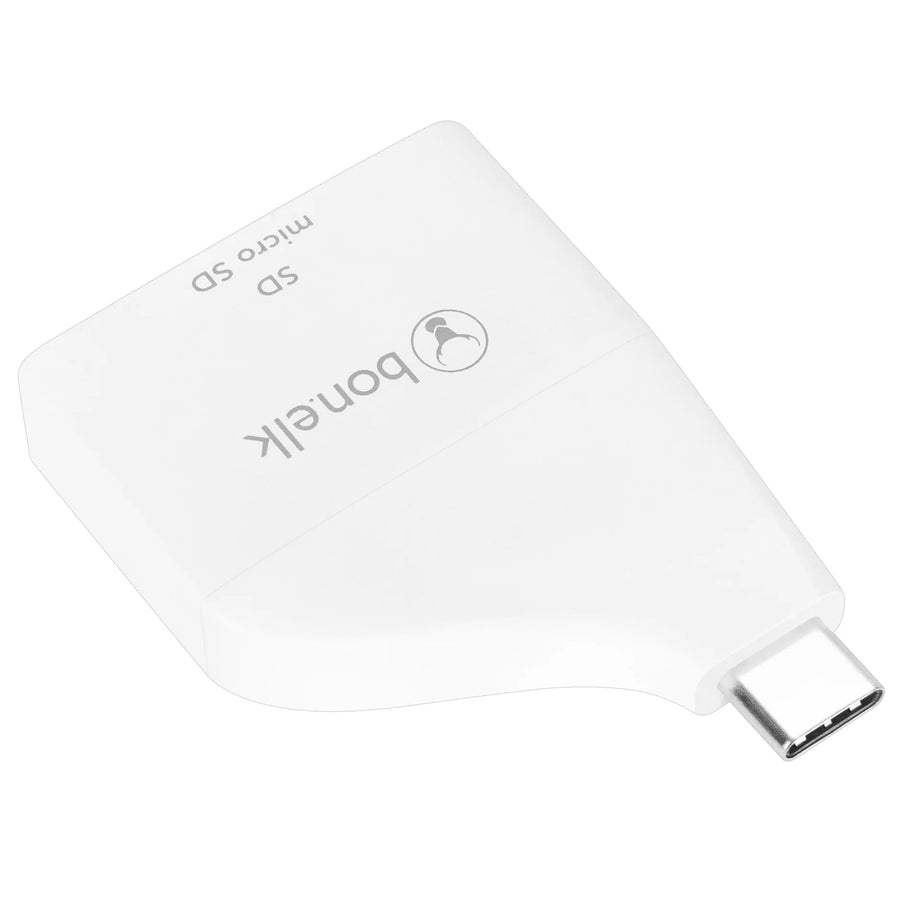 ELK-80072-R - Bonelk USB-C to MicroSD/SD Adapter - White