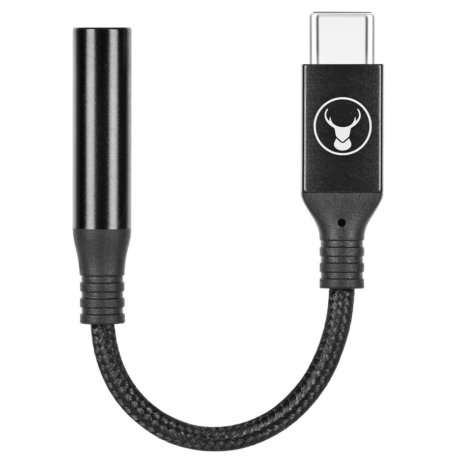 ELK-80075-R - Bonelk USB-C auf 3,5 mm Klinke Audioadapter mit langer Lebensdauer (Schwarz)