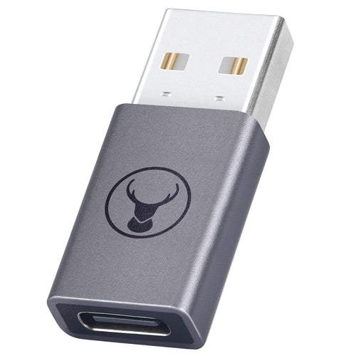 Bonelk Long-Life USB-A to USB-C 3.0 USB Adapter - ( Space Grey )