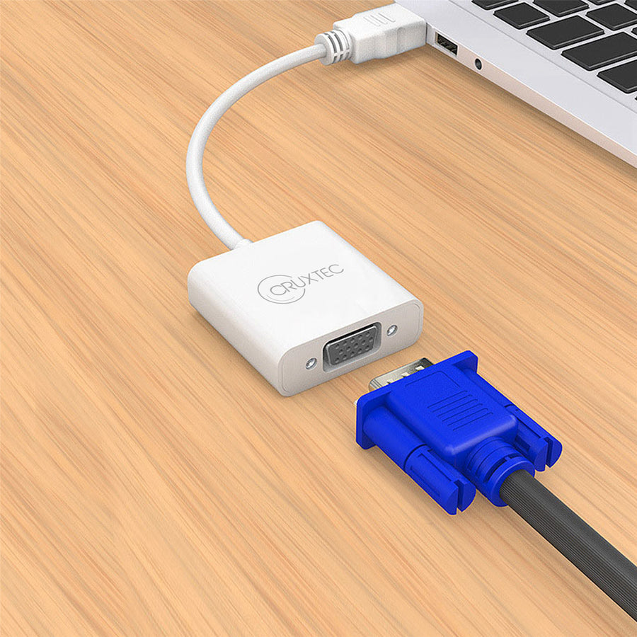 Cruxtec HDMI to VGA Adaptor with Audio output