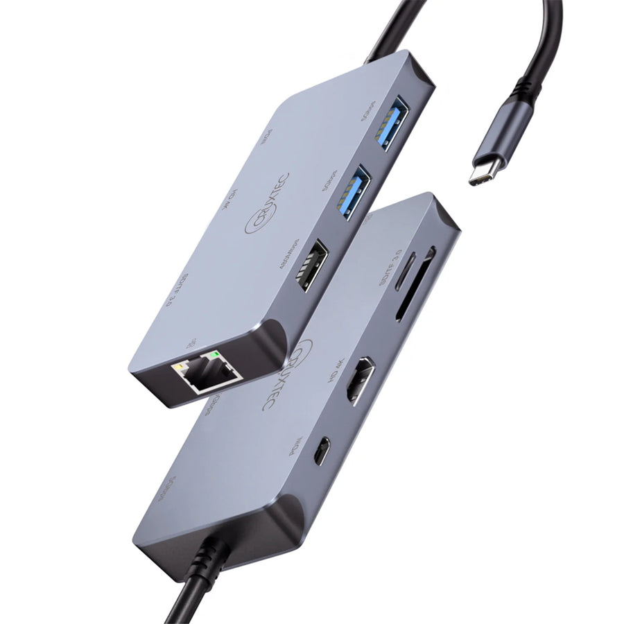 Cruxtec  CMH08-SG USB-C 8-in-1 Hub