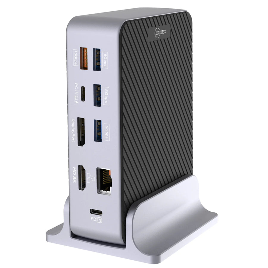 Cruxtec  CDK15-BK USB-C 100W 15-in-1 Universal Docking Station