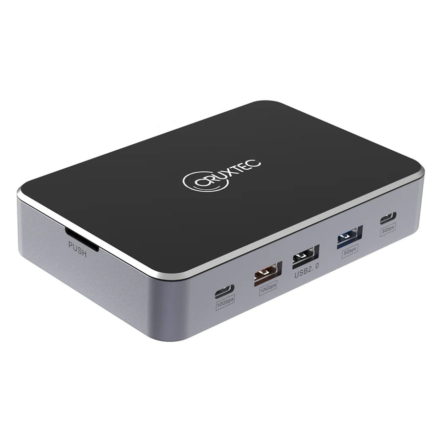Cruxtec  CDK14-SG 14-in-1 USB-C 100W Docking Station with Built-in M.2 Slot support upto 4TB -