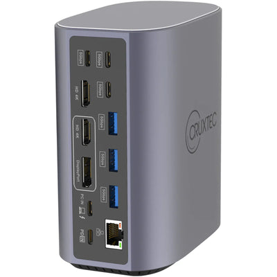 Cruxtec  DLC17-SG 17-in-1 Displaylink Universal Docking Station