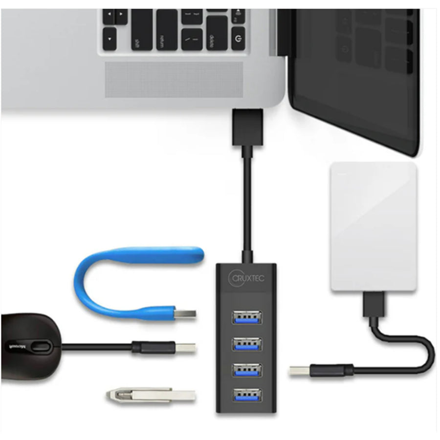 Cruxtec    4 Port USB 3.0 Hub