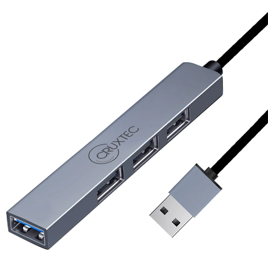 Cruxtec    4 Port USB 3.0 Hub - Ultra Slim Design