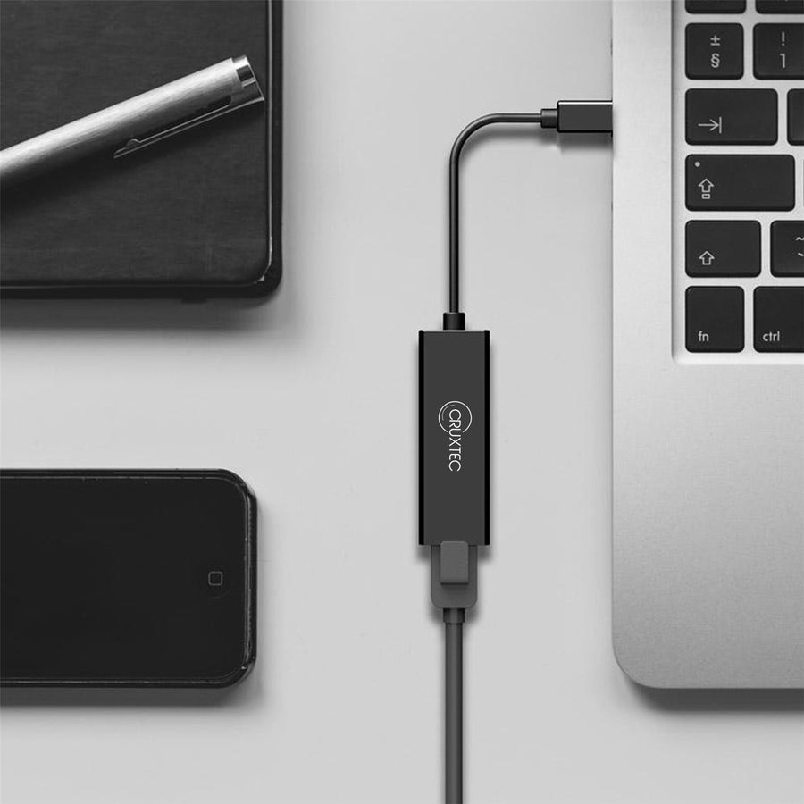Cruxtec USB-C to RJ45 Gigabit Ethernet Network Adapter