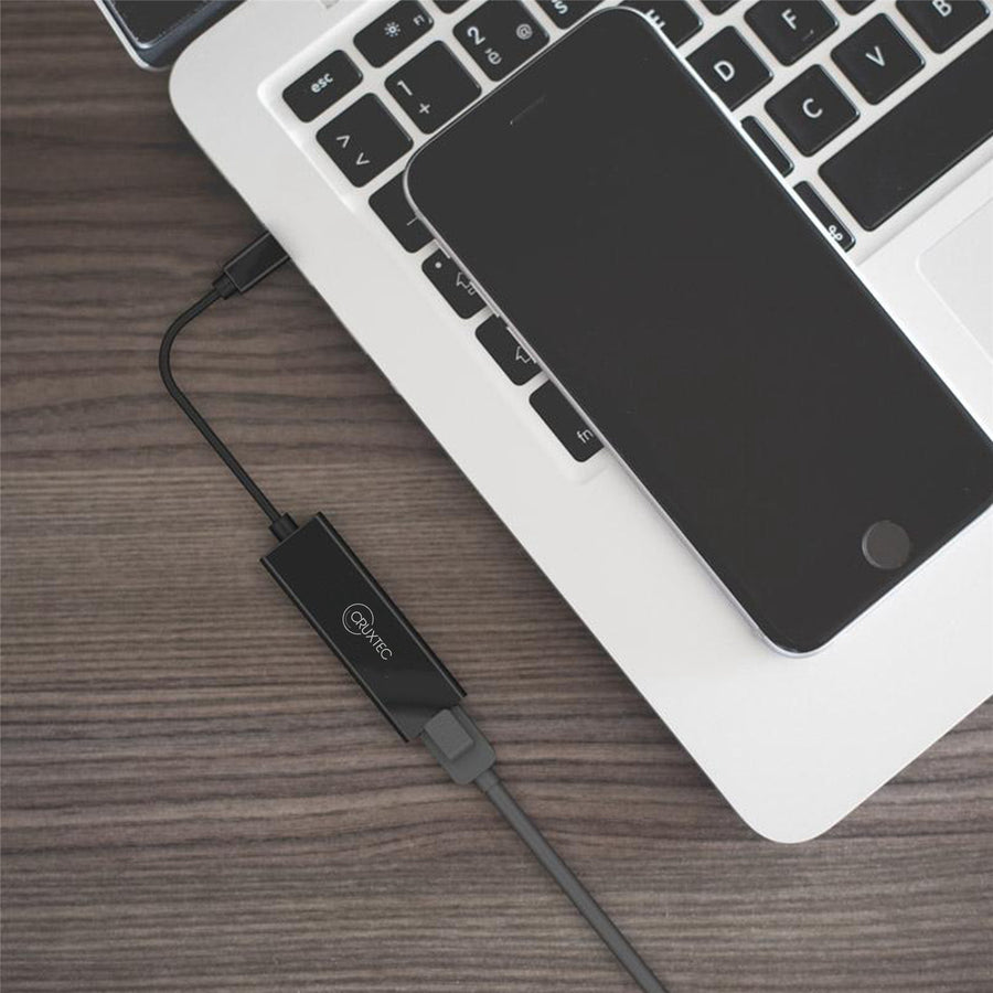 Cruxtec USB-C to RJ45 Gigabit Ethernet Network Adapter