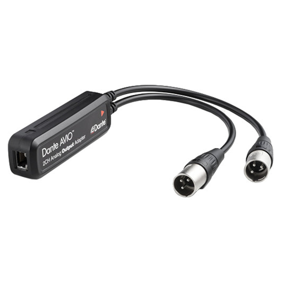 ADP-DAO-AU-0X2 - DANTE AVIO 2CH ANALOG OUTPUT ADAPTER