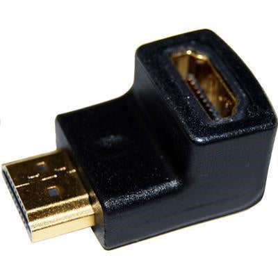 DYNAMIX A-HDMI-LA - HDMI Down Angled Adapter High-Speed w/ Ethernet Gold Plated Connectors