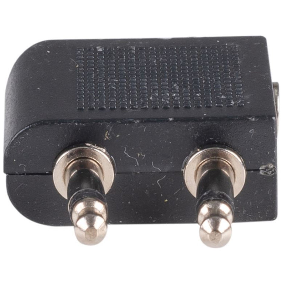 DYNAMIX A-ST-2M1F - Airplane Headphone Adapter Dual Mono 35mm Male to Single Stereo 3.5 Adapter