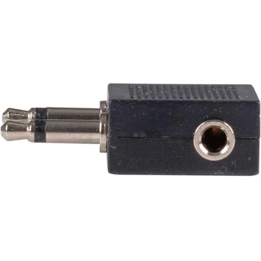 DYNAMIX A-ST-2M1F - Airplane Headphone Adapter Dual Mono 35mm Male to Single Stereo 3.5 Adapter