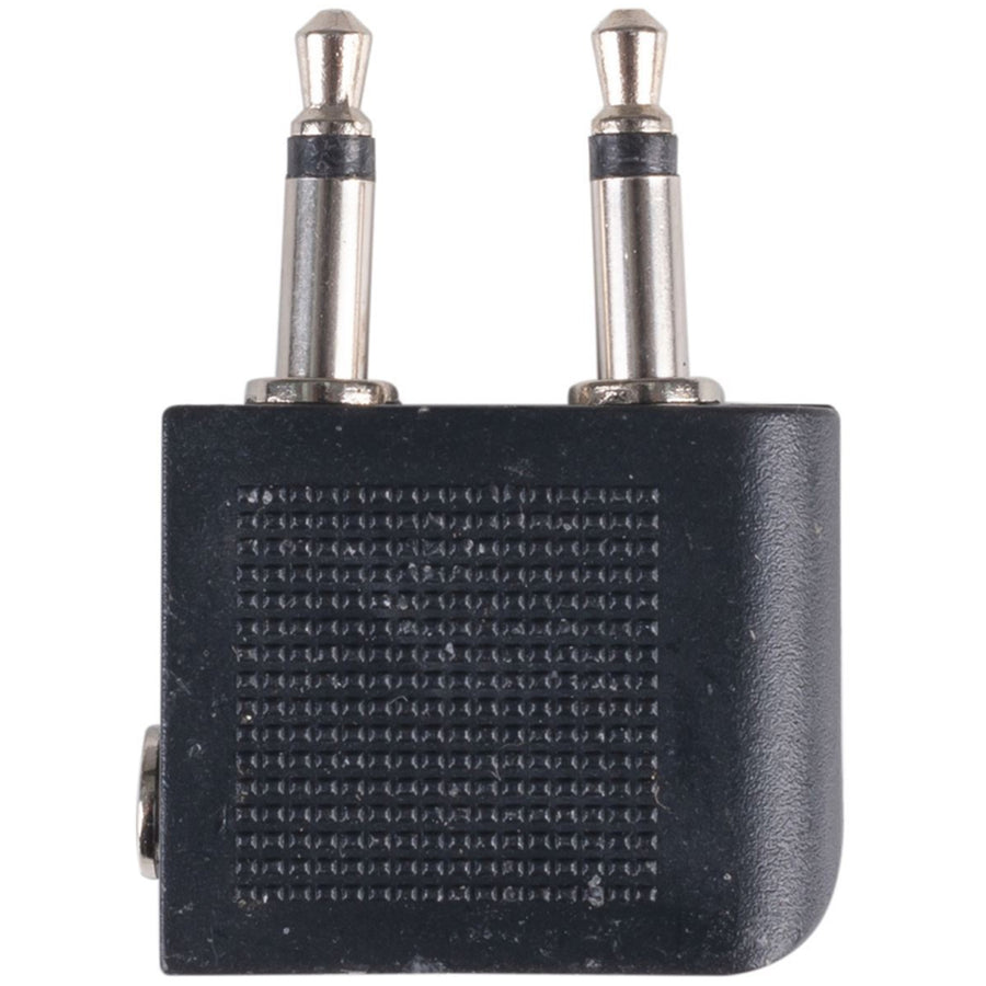 DYNAMIX A-ST-2M1F - Airplane Headphone Adapter Dual Mono 35mm Male to Single Stereo 3.5 Adapter