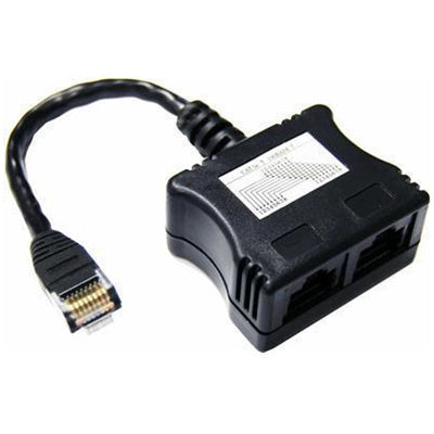 DYNAMIX C-RJ45LT - RJ45 8x Conductor Dual Adaptor Cable 2x Sockets/ 1x Plug