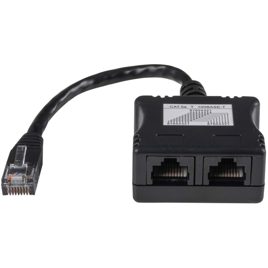 DYNAMIX C-RJ45LT - RJ45 8x Conductor Dual Adaptor Cable 2x Sockets/ 1x Plug