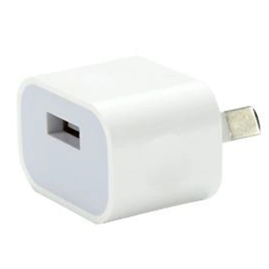 Dynamix SPAUSB-5V2.4A Small Form Single Port USB Wall Charger Portable Universal Power Adapter Charger for Phones / Tablets & more - Small / Light Weight & Easy to Carry