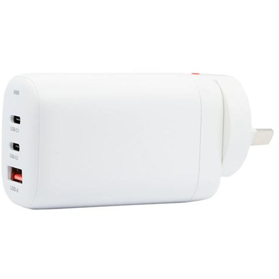 DYNAMIX SPAPD65-AC - 65W 5V/3A Dual Port USB-C/A PD Wall Charger/Power Adapter