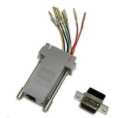Dynamix A-D9FRJ45 DB9 Buchse auf RJ-45 ADAPTER (8-adrig) Serielle Schnittstelle über CAT5 Kabel erweitern