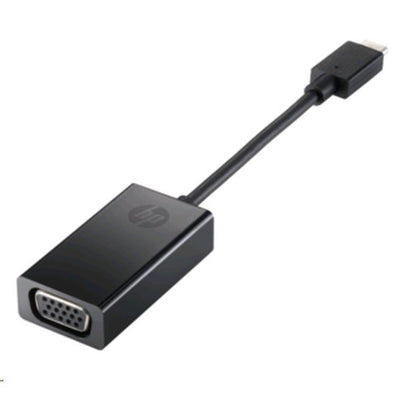 HP N9K76AA USB-C to VGA Adapter (N9K76AA) - USB/VGA for Projector, TV, Notebook, Monitor, Tablet PC - Type C USB - HD-15 VGA