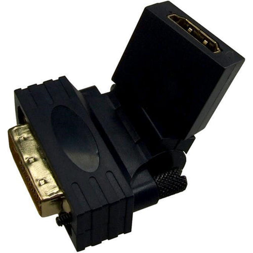 Dynamix A-HDMIF-DVIM HDMI Female to DVI-D (24+1) Male Swivel Adapter
