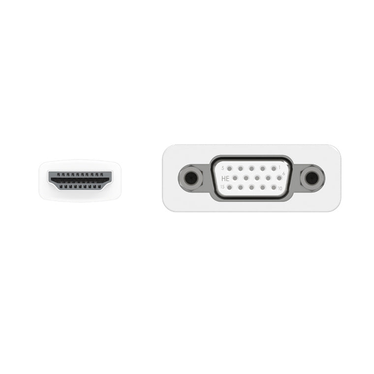 J5create HDMI to VGA Display Adapter with Audio, Easily Transform HDMI Device into a VGA connection With Audio, Reserved Micro USB B Type Power Input Port