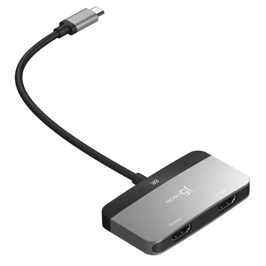 J5create USB-C 8K Dual HDMI Display Adapter