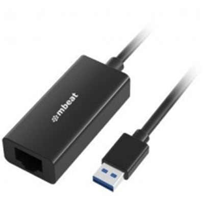 mbeat USB3.0 to Gigabit Ethernet (RJ45) LAN Adapter - Black