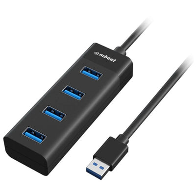 MB-U3H-4K - mbeat 4-Port USB3.0 Hub - Schwarz