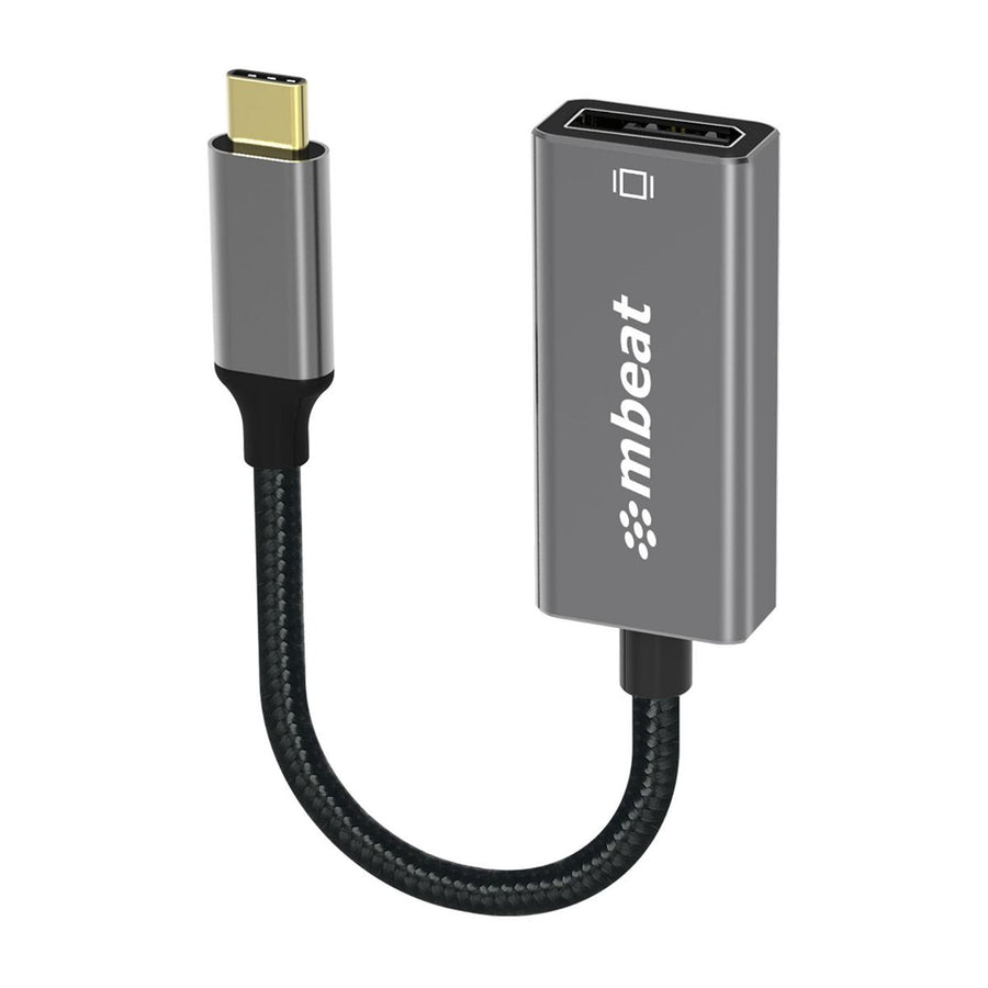 MB-XAD-CDP – mbeat Tough Link USB-C-auf-DisplayPort-Adapter – Space Grey