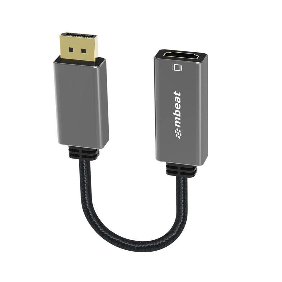 MB-XAD-DPHDM - mbeat Tough Link DisplayPort  to HDMI Adapter - Space Grey