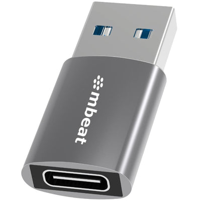 MB-XAD-U3MCF - mbeat Tough Link USB 3.0 (Stecker) auf USB-C (Buchse) Adapter - Space Grey