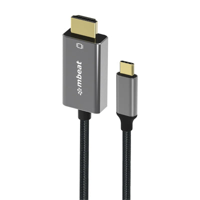 MB-XCB-CHD18 - mbeat Tough Link 1,8 m 4K USB-C auf HDMI Kabel - Space Grey