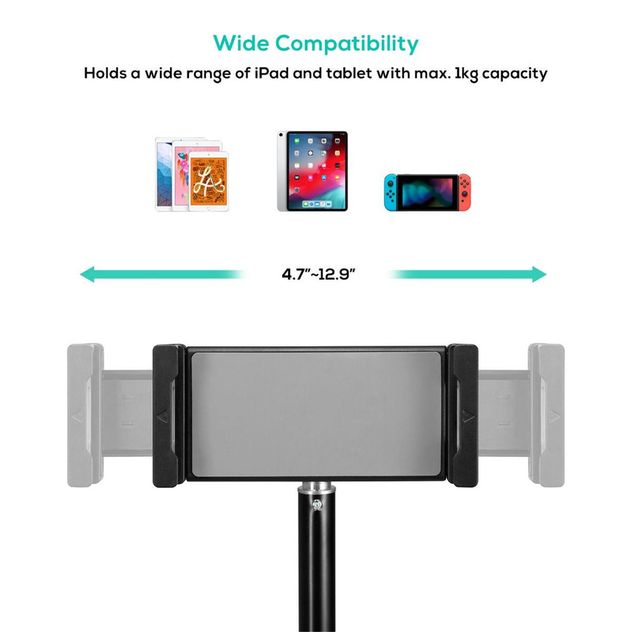 mbeat ACA-TSTD-05BLK activiva Universal Tablet & Smartphone Tripod