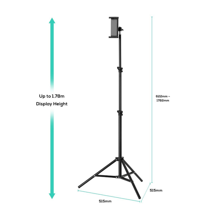 mbeat ACA-TSTD-05BLK activiva Universal Tablet & Smartphone Tripod