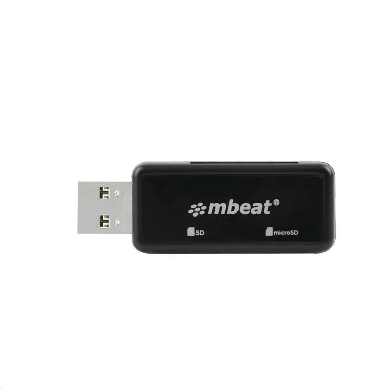 MB-OTG32D - mbeat® Ultra dual USB 3.0 reader for PCs, Smartphones & Tablets