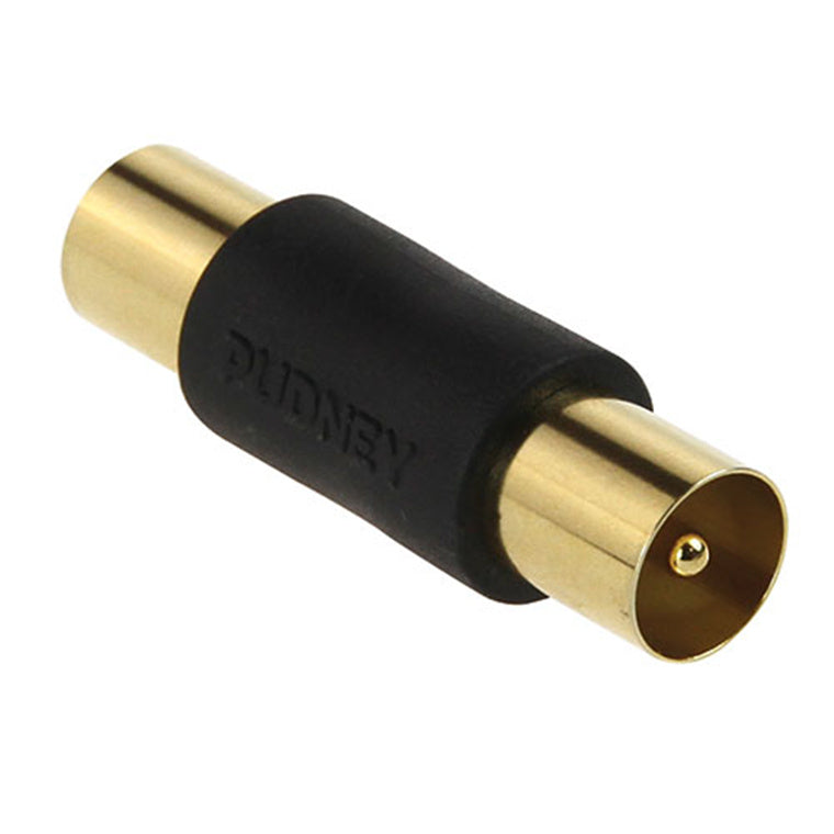 Pudney Home P3504 - Pudney Coaxial TV Plug to Plug Coupler