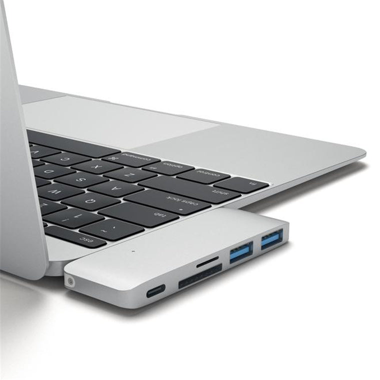 SATECHI   USB-C Pass-Through USB Hub with USB-C for Mac & IPad Pro