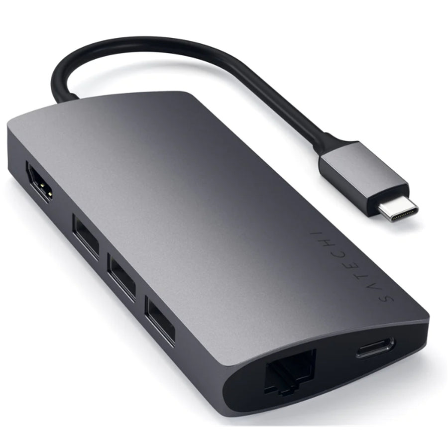 ST-TCMA2M - Satechi USB-C Multi-Port Adapter 4K HDMI w/ Ethernet V2 (Space Grey)
