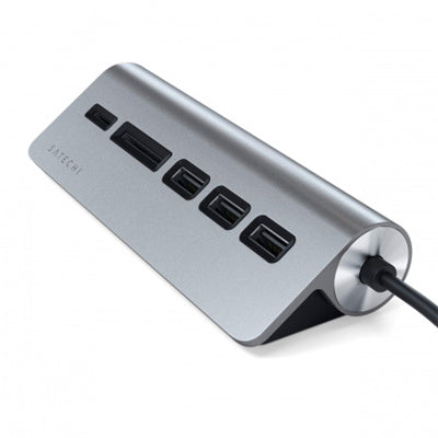 ST-TCHCRM - Satechi USB-C Combo Hub for Desktop (Space Grey)