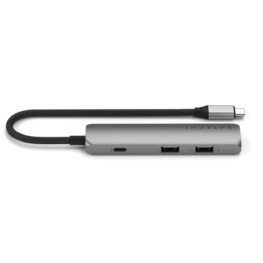 SATECHI   Slim Mulitport Docking Adapter - Space Gray