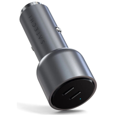 ST-U2C40CCM - Satechi 40W Dual USB-C PD Kfz-Ladegerät (Space Grey)