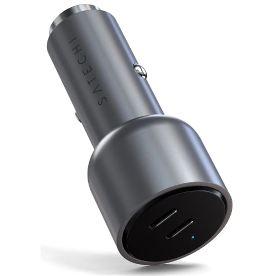 ST-U2C40CCM - Satechi 40W Dual USB-C PD Car Charger (Space Grey)