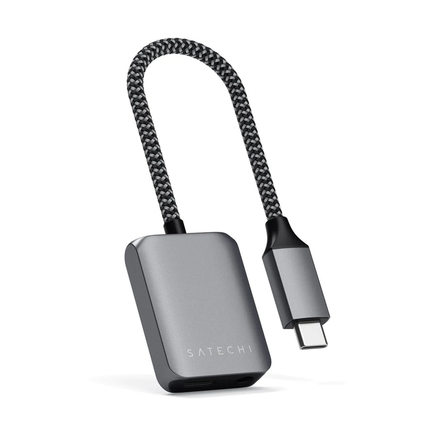 SATECHI USB-C PD Audio Adapter for Mac and iPad with USB-C Connection