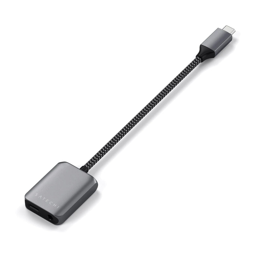 SATECHI USB-C PD Audio Adapter for Mac and iPad with USB-C Connection